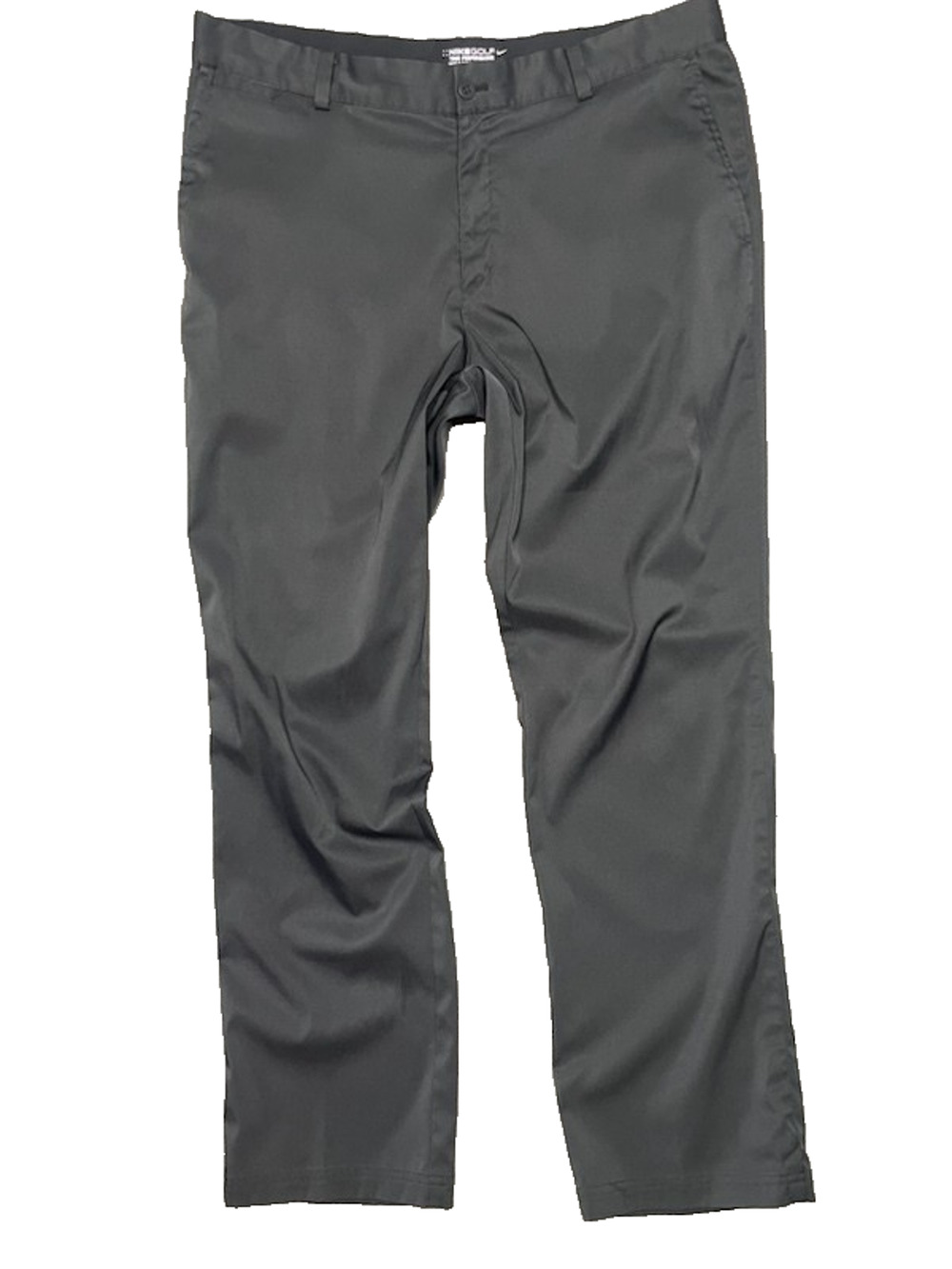 Nike Golf Pants Mens 36 31 Black Dri-FIT Flat Front Performance Trousers
